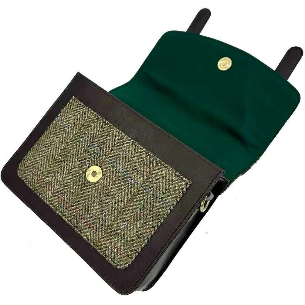 Maccessori Harris Tweed Messenger Bag - Country Green - Image 3