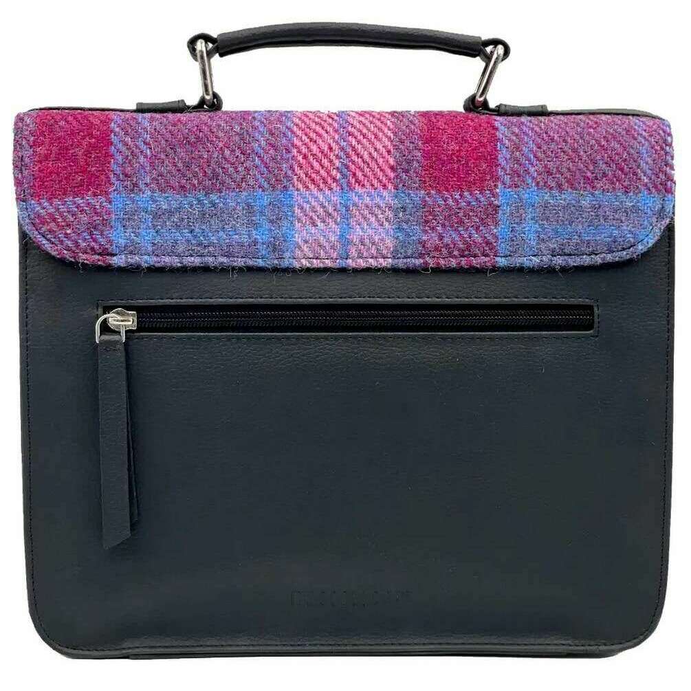Maccessori Harris Tweed Messenger Bag - Pastel Pink - Image 2