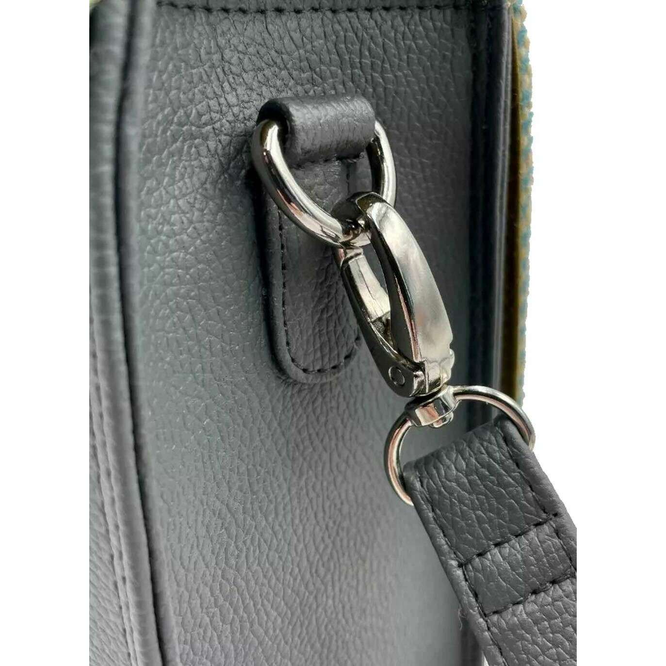 Maccessori Harris Tweed Messenger Bag - Turquoise Blue - Image 5