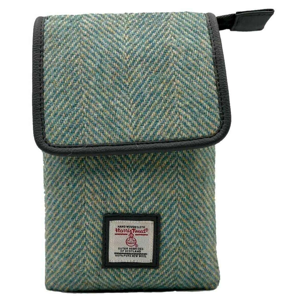 Maccessori Harris Tweed Mini Crossbody Bag - Turquoise Blue