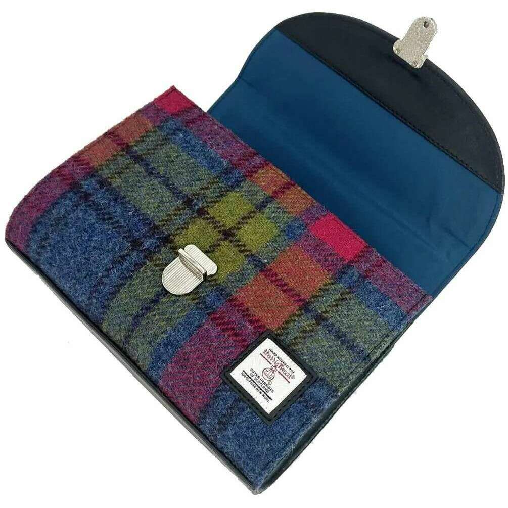 Maccessori Harris Tweed Mini Day Bag - Blue/Pink - Image 3