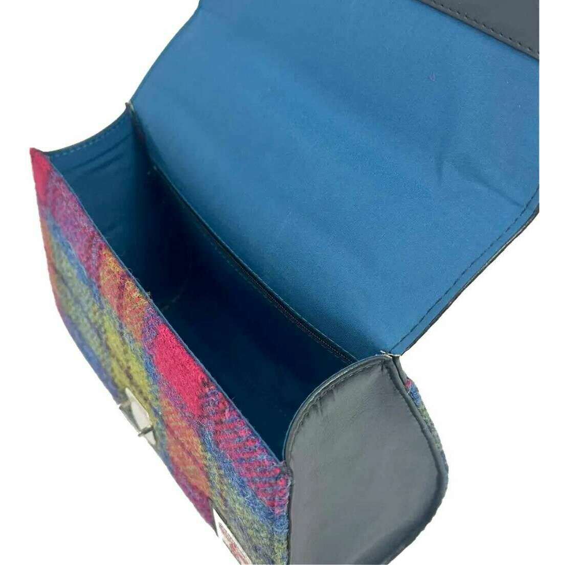 Maccessori Harris Tweed Mini Day Bag - Blue/Pink - Image 4