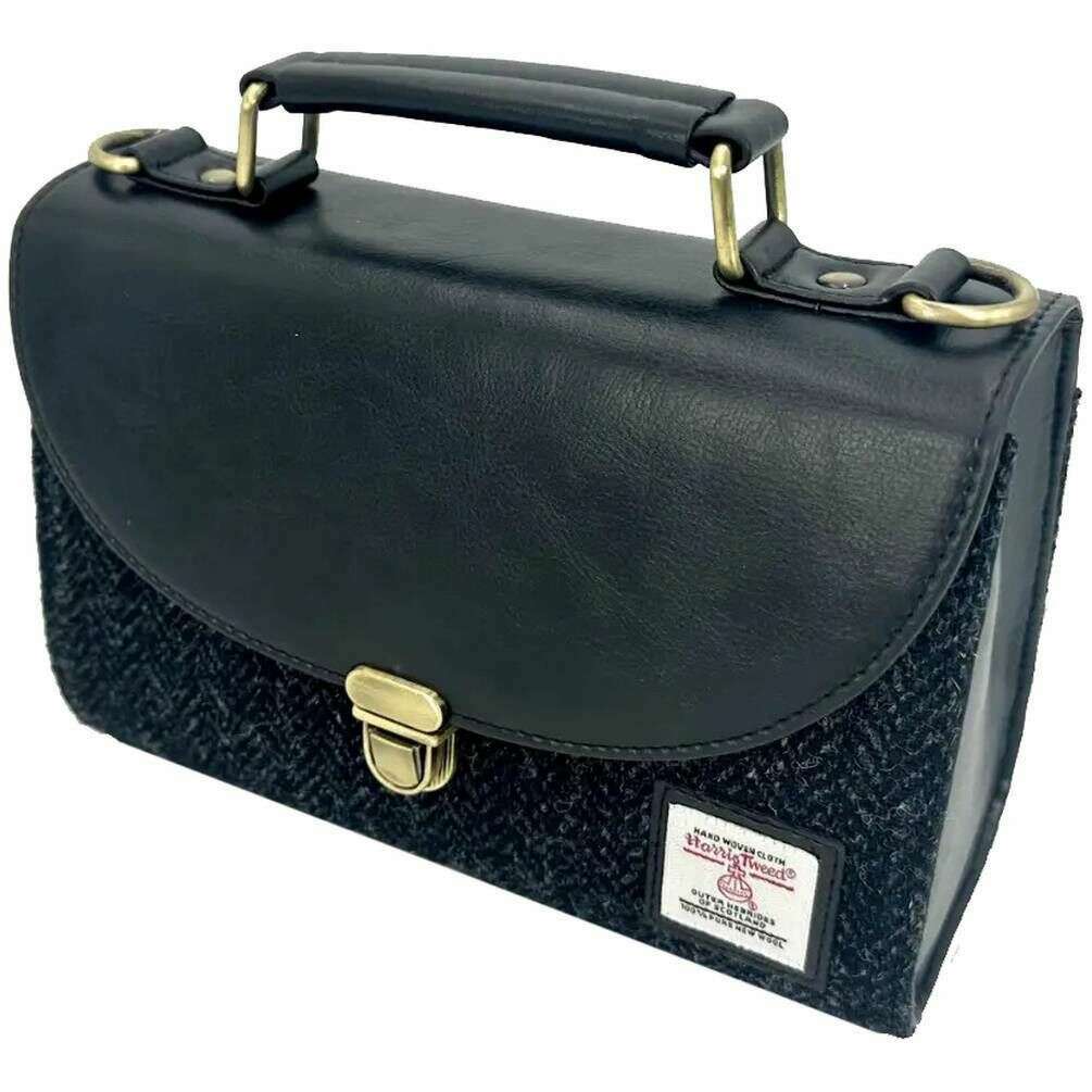 Maccessori Harris Tweed Mini Day Bag - Charcoal Grey
