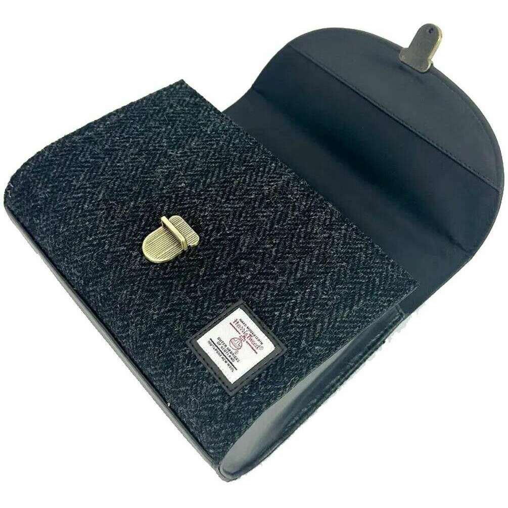 Maccessori Harris Tweed Mini Day Bag - Charcoal Grey - Image 3