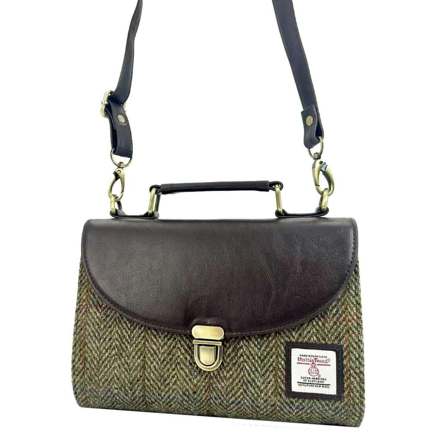 Maccessori Harris Tweed Mini Day Bag - Country Green - Image 5