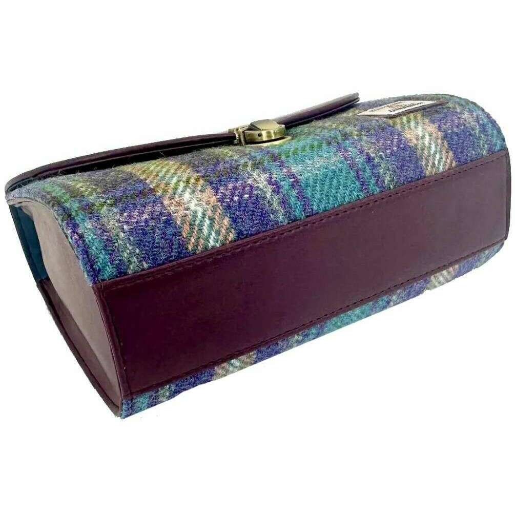 Maccessori Harris Tweed Mini Day Bag - Green/Purple - Image 6