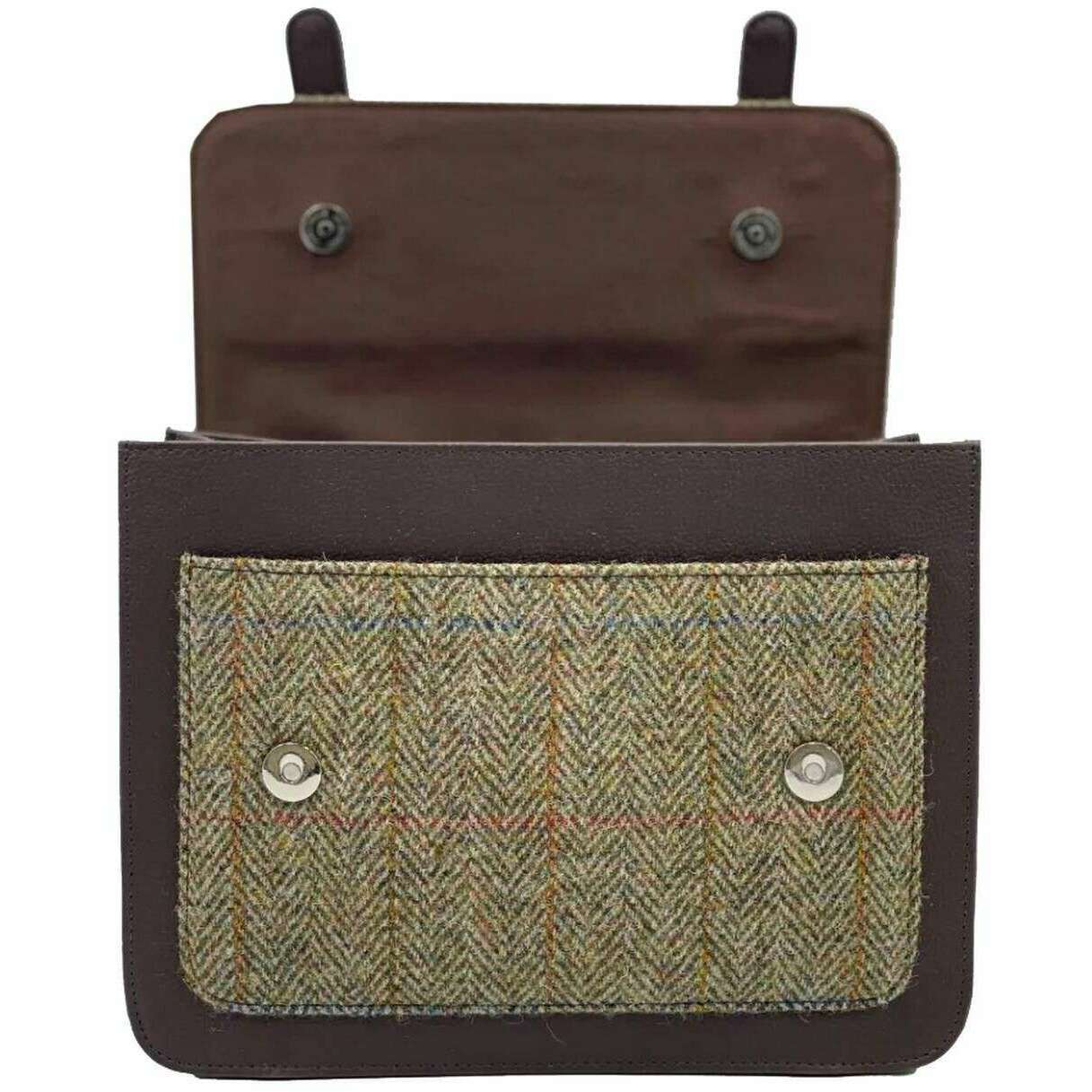 Maccessori Harris Tweed Mini Messenger Bag - Country Green - Image 3