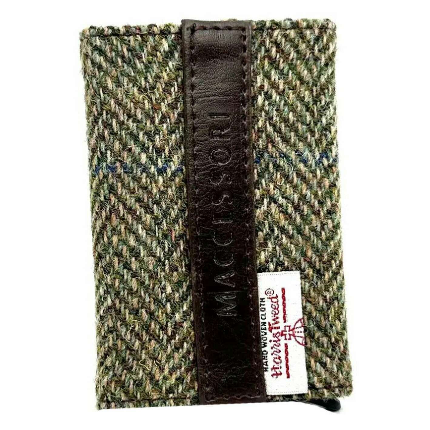 Maccessori Harris Tweed Pop Up Card Holder - Country Green