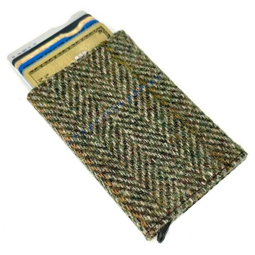 Maccessori Harris Tweed Pop Up Card Holder - Country Green - Image 3
