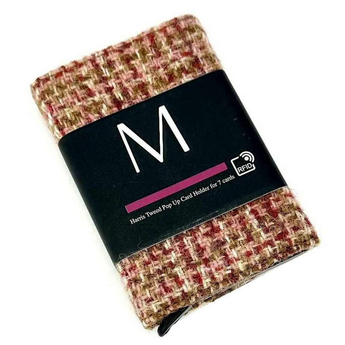 Maccessori Harris Tweed Pop Up Card Holder - Maple Red - Image 4