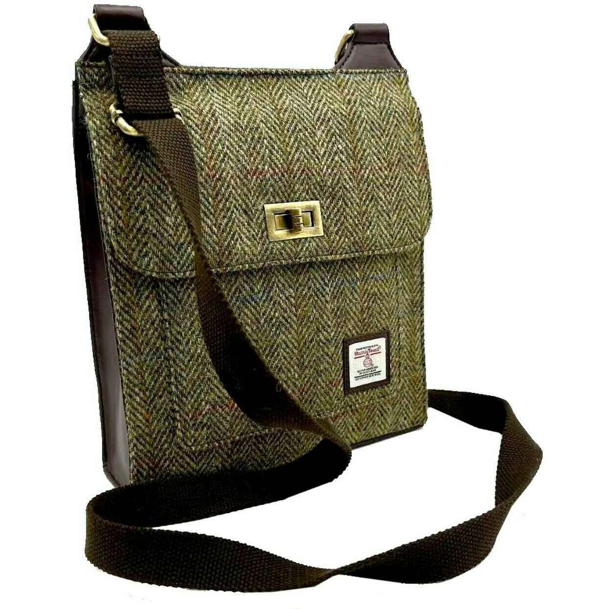 Maccessori Harris Tweed Satchel Bag - Country Green