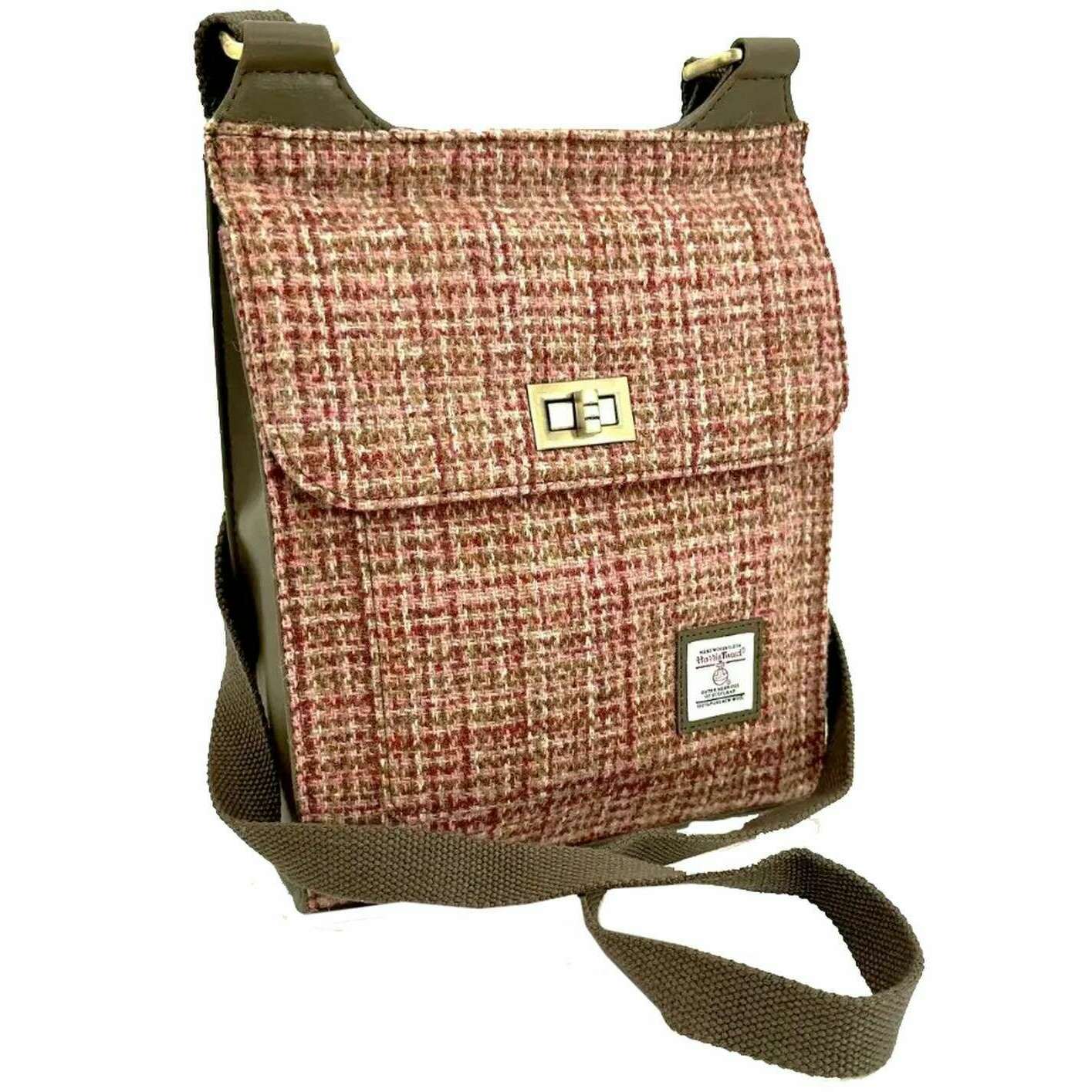Maccessori Harris Tweed Satchel Bag - Maple Red