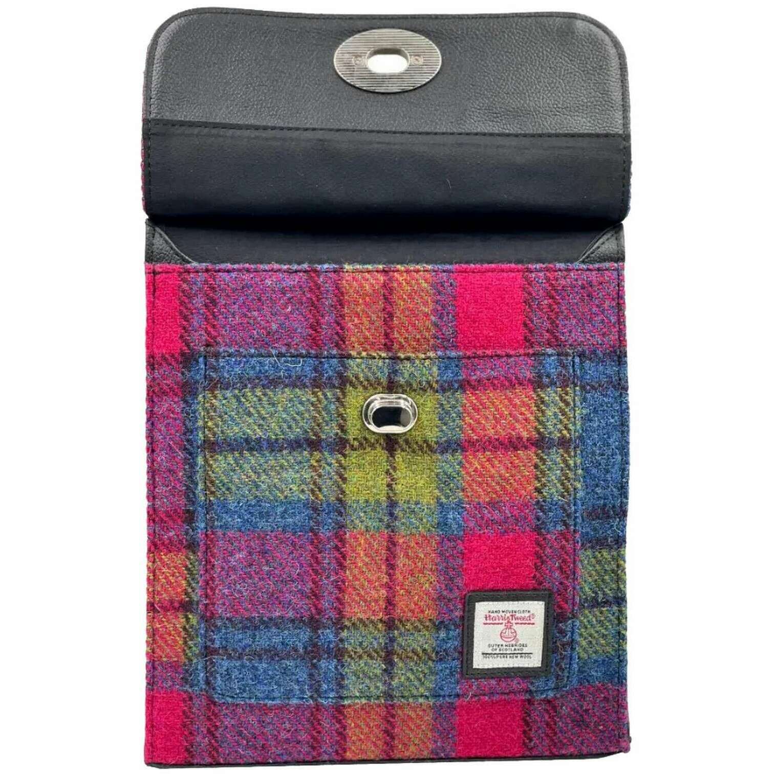 Maccessori Harris Tweed Satchel Bag - Pink/Blue - Image 3