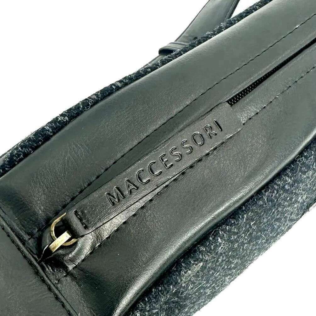 Maccessori Harris Tweed Sling Bag - Charcoal Grey - Image 4