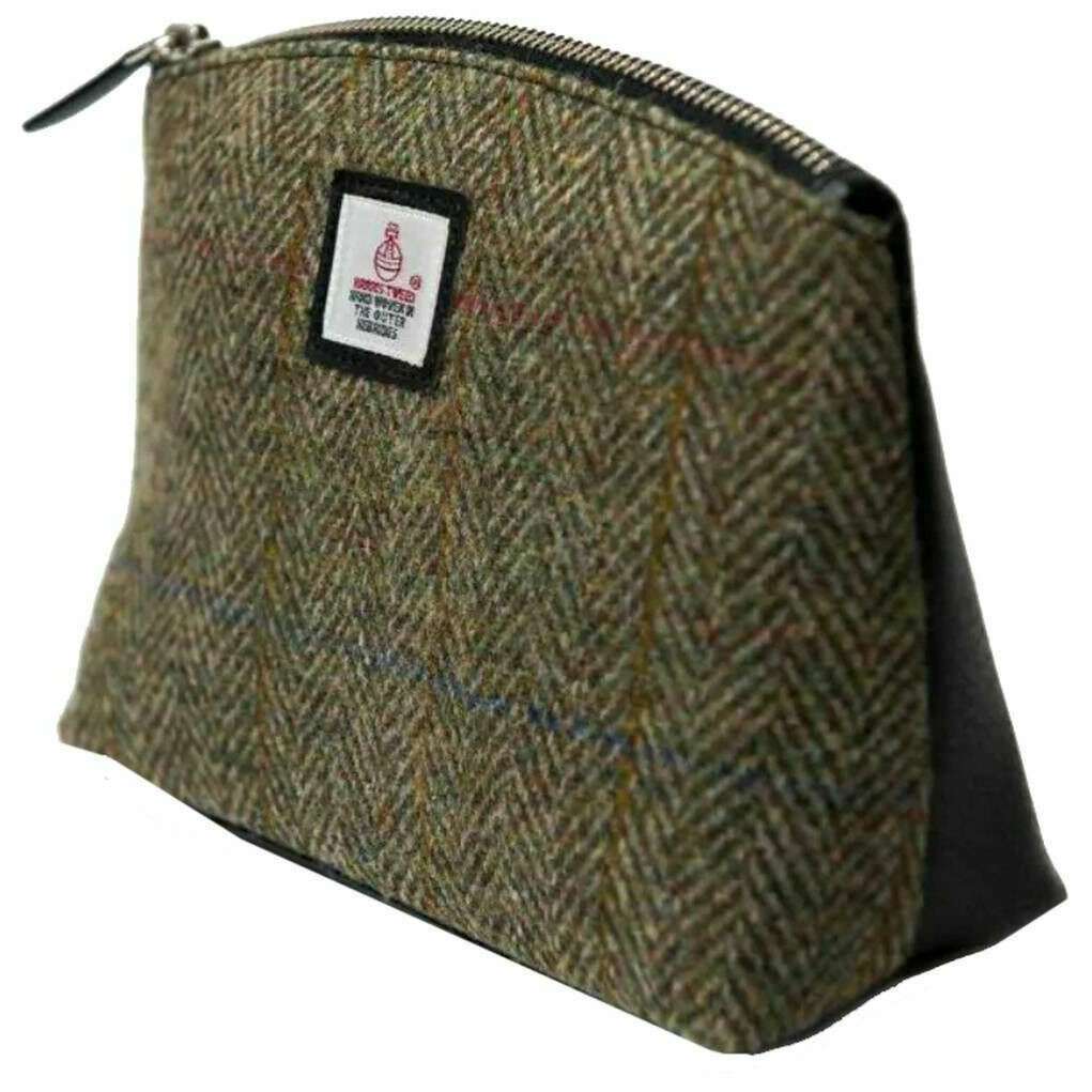 Maccessori Harris Tweed Small Cosmetic Pouch - Country Green - Image 2