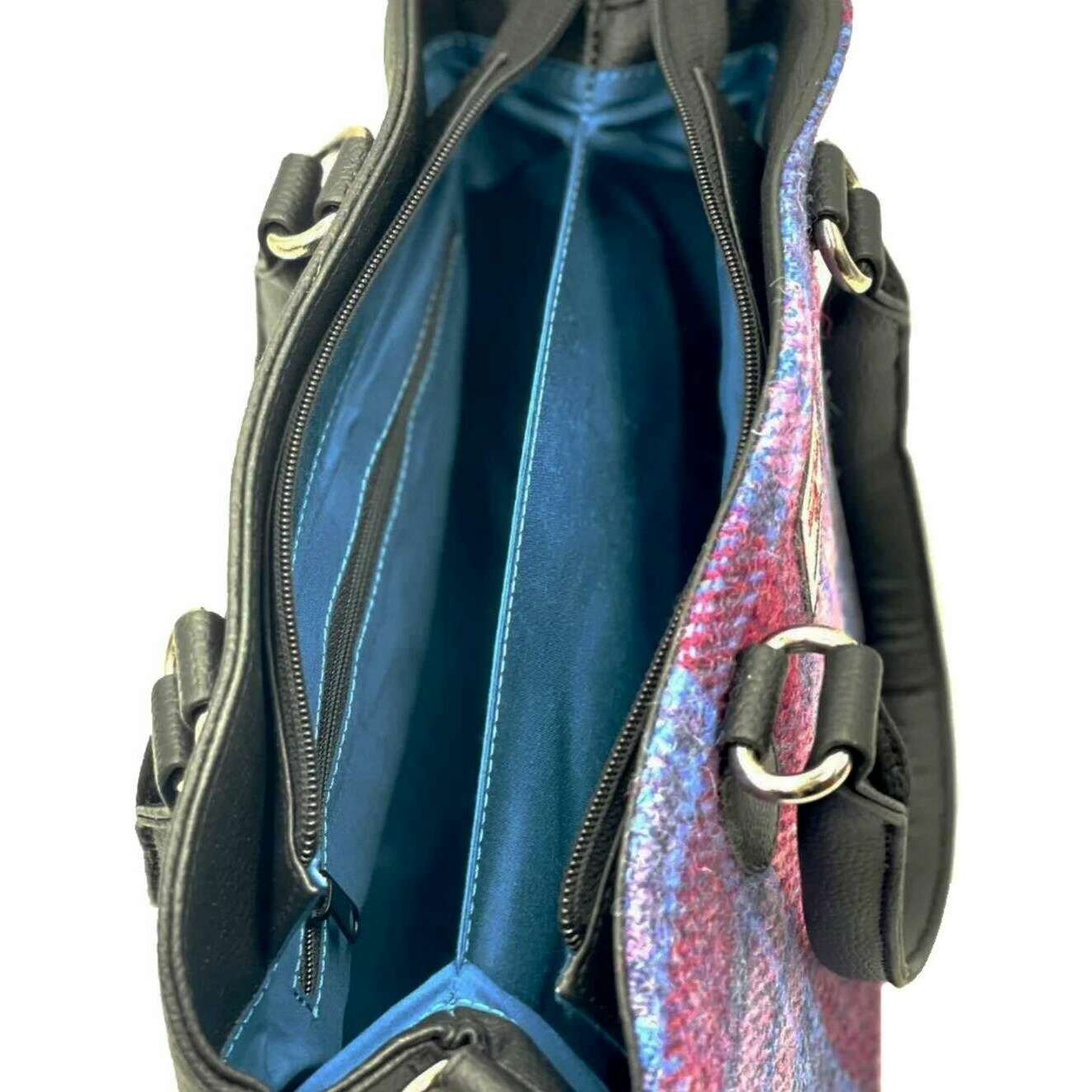 Maccessori Harris Tweed Top Handle Bag - Pastel Pink/Purple - Image 5