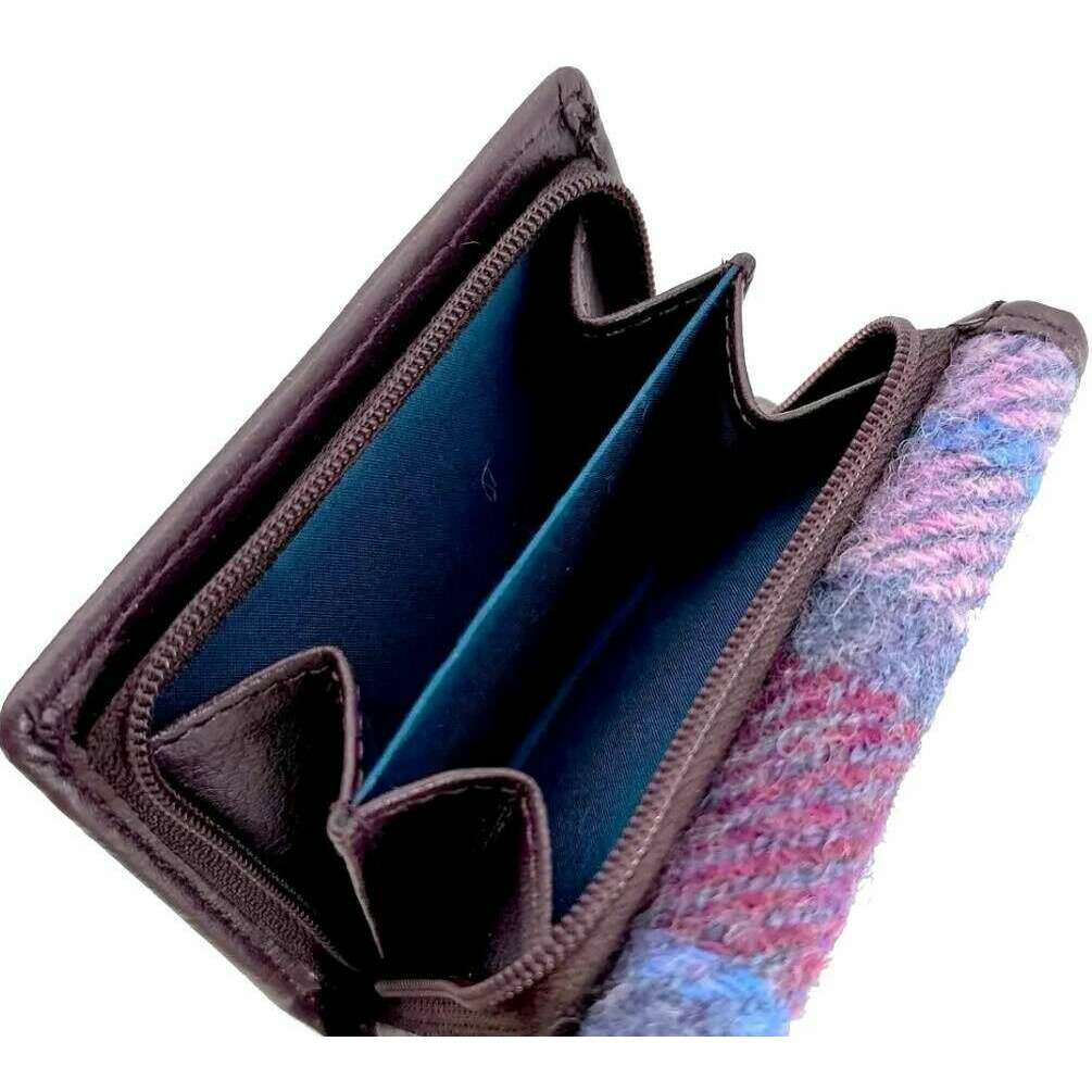 Maccessori Harris Tweed Trifold Purse - Pastel Pink - Image 4