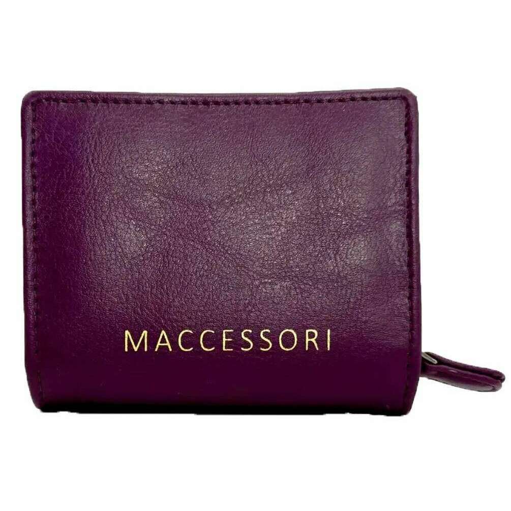 Maccessori Harris Tweed Trifold Purse - Purple/Green - Image 2