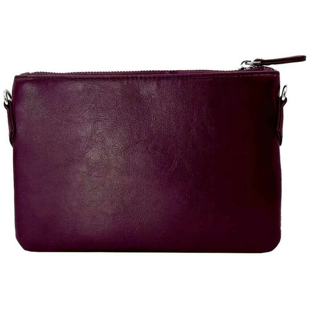 Maccessori Harris Tweed Zip Clutch Bag - Green/Purple - Image 2