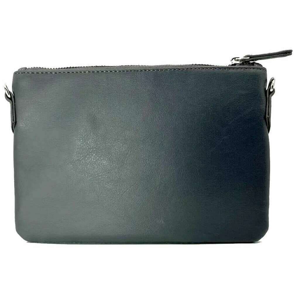Maccessori Harris Tweed Zip Clutch Bag - Turquoise Blue - Image 2
