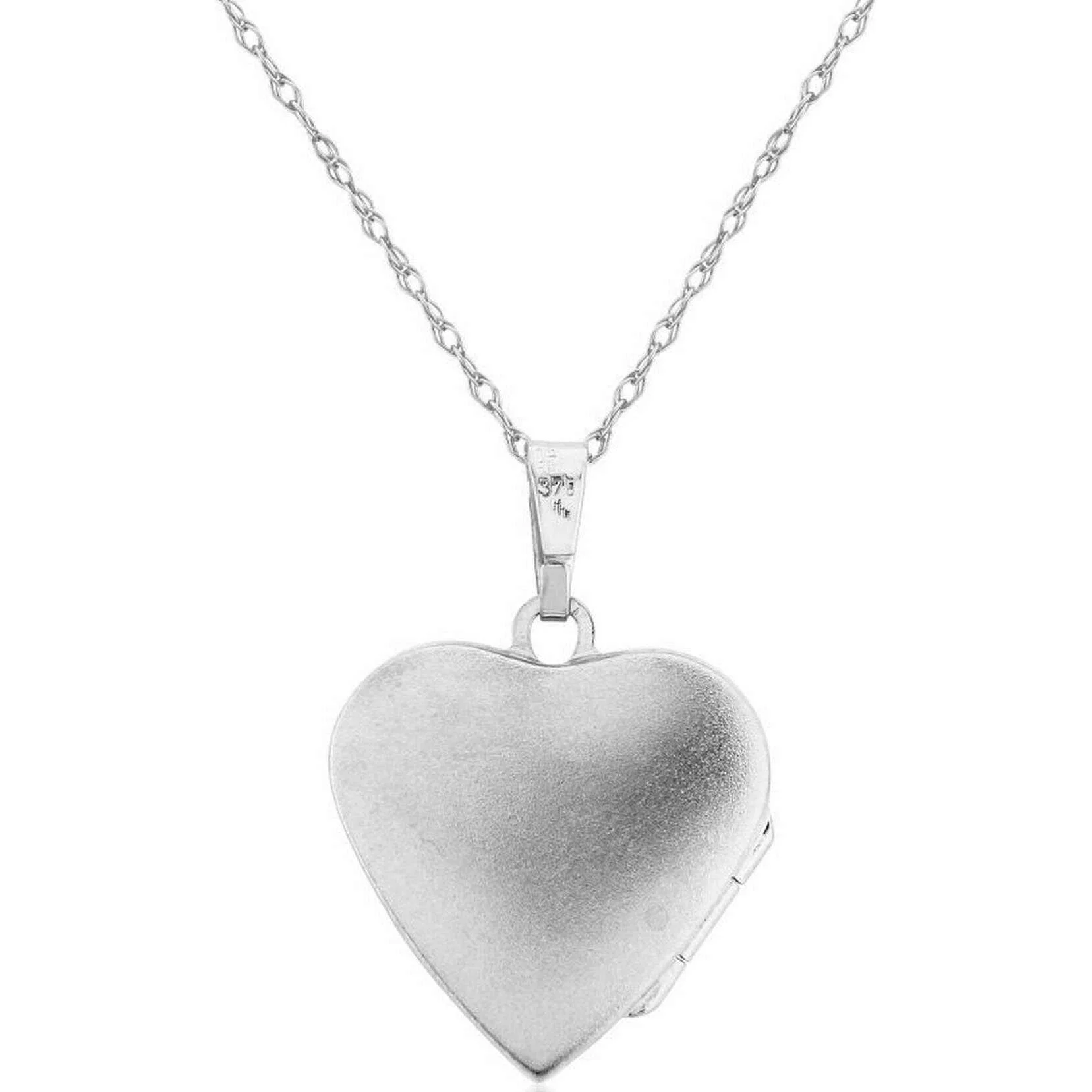 Mark Milton Heart Locket Necklace - Silver - Image 2