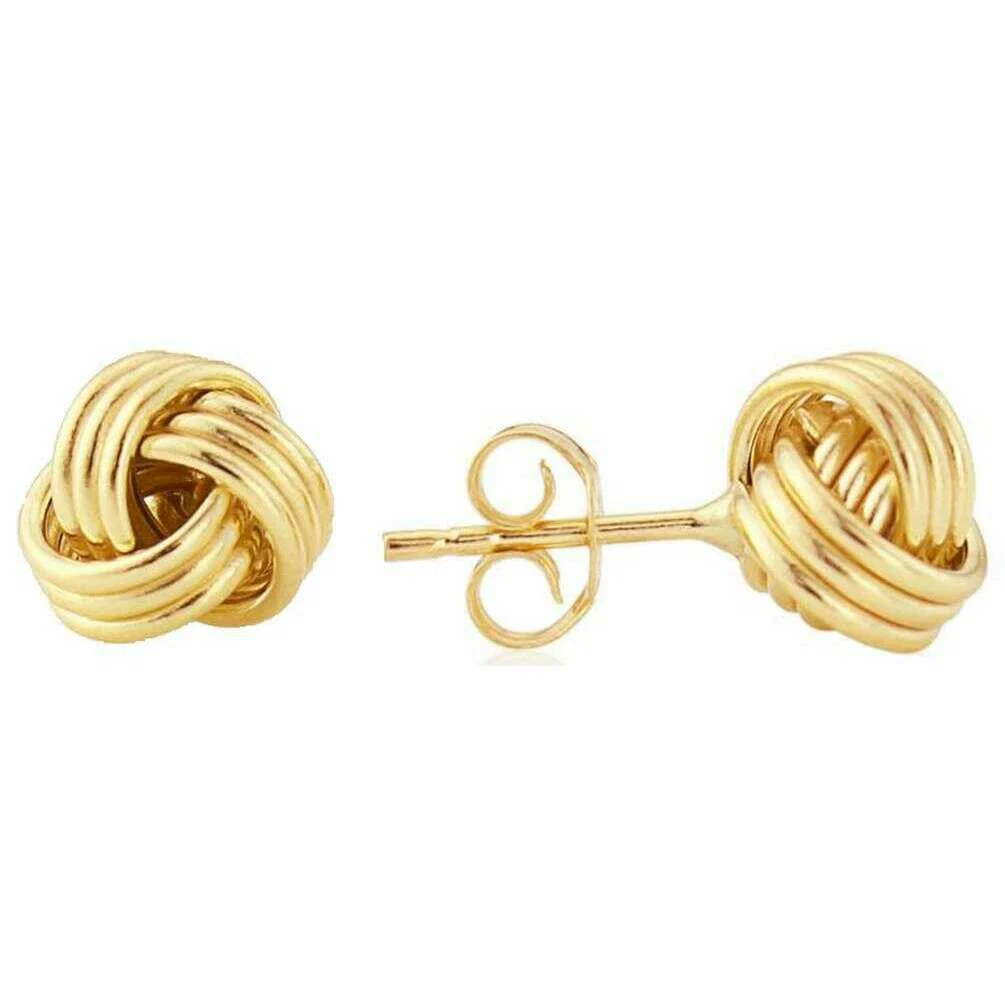 Mark Milton Knot Earrings - Yellow Gold