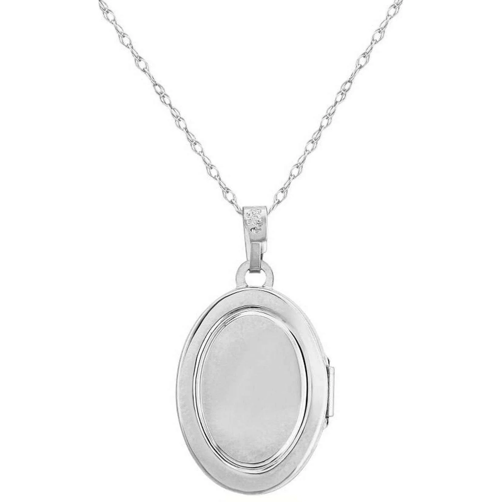 Mark Milton Mother of Pearl Locket - Silver - Image 2