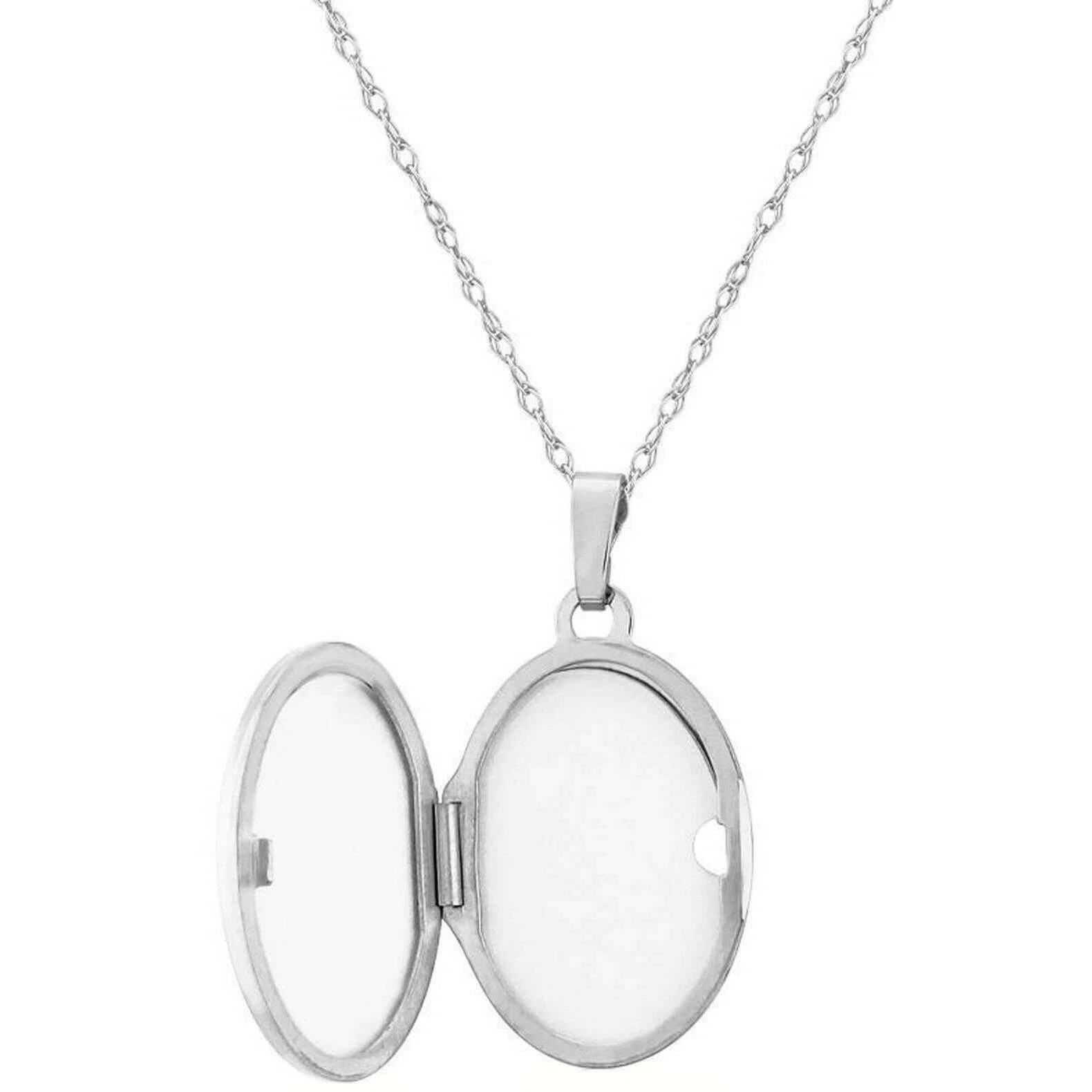Mark Milton Mother of Pearl Locket - Silver - Image 3