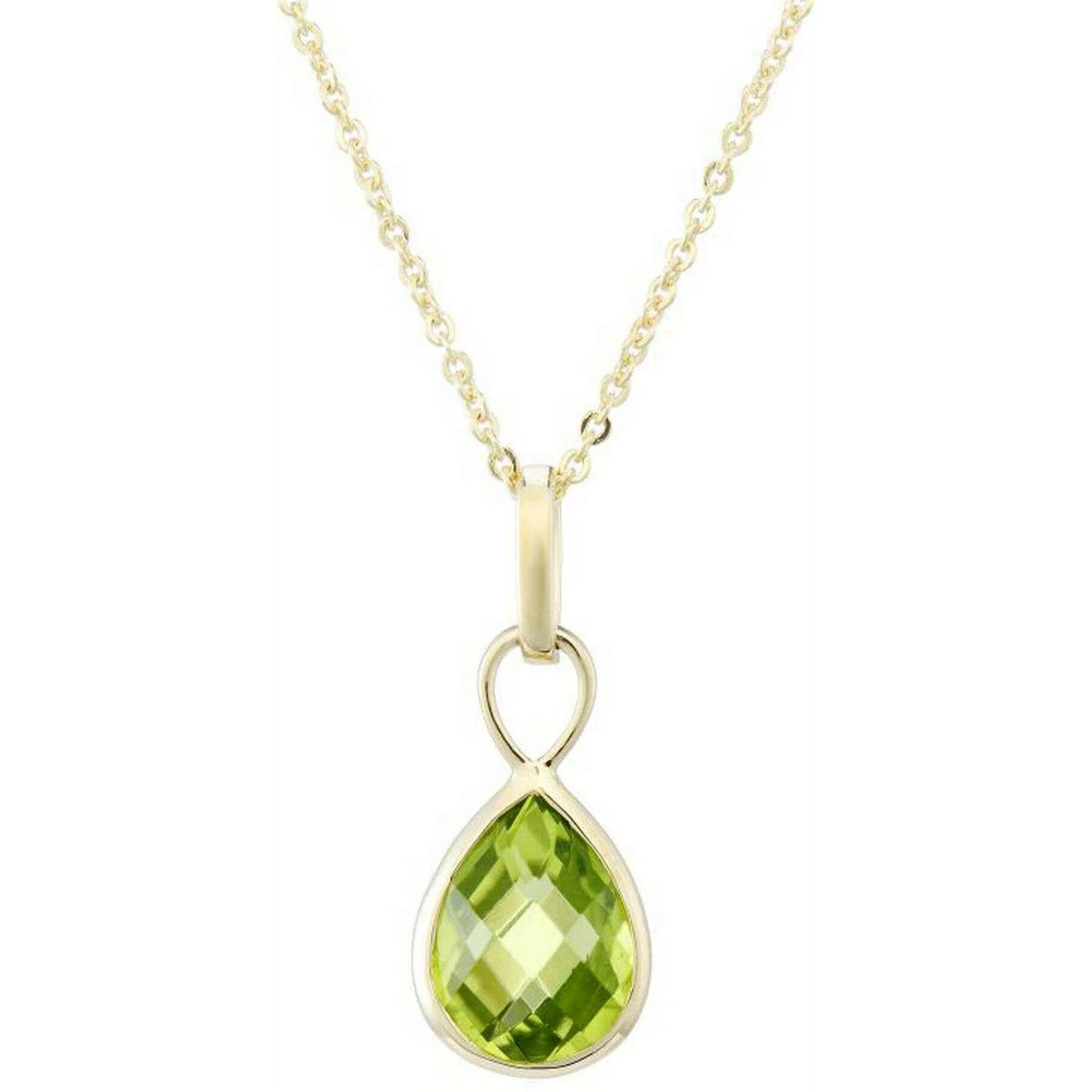 Mark Milton Peridot Pendant - Yellow Gold/Green