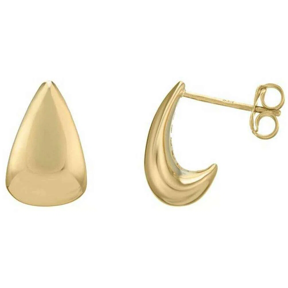 Mark Milton Tapered Earrings - Yellow Gold