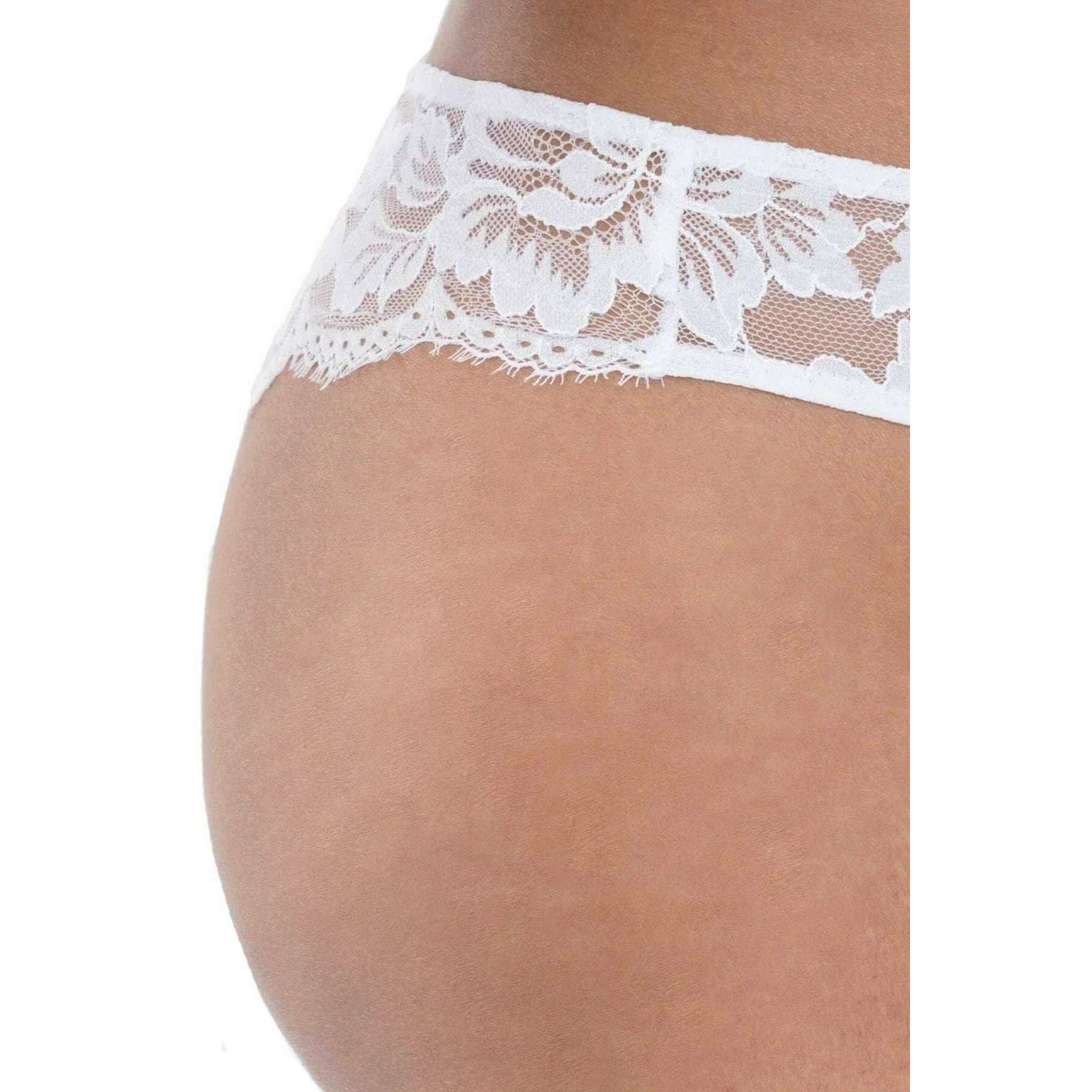Mey Amazing String Lace Thong - White - Image 4