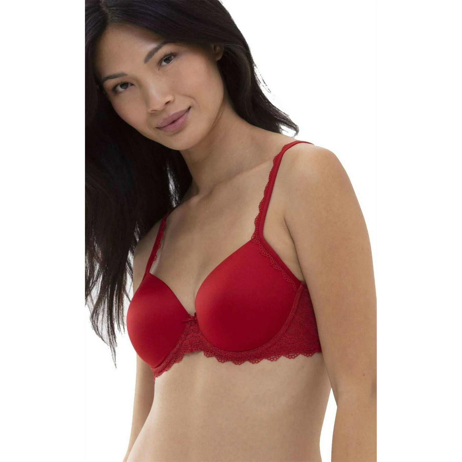 Mey Amorous Bi-Stretch Full Cup Bra - Rubin Red - Image 2