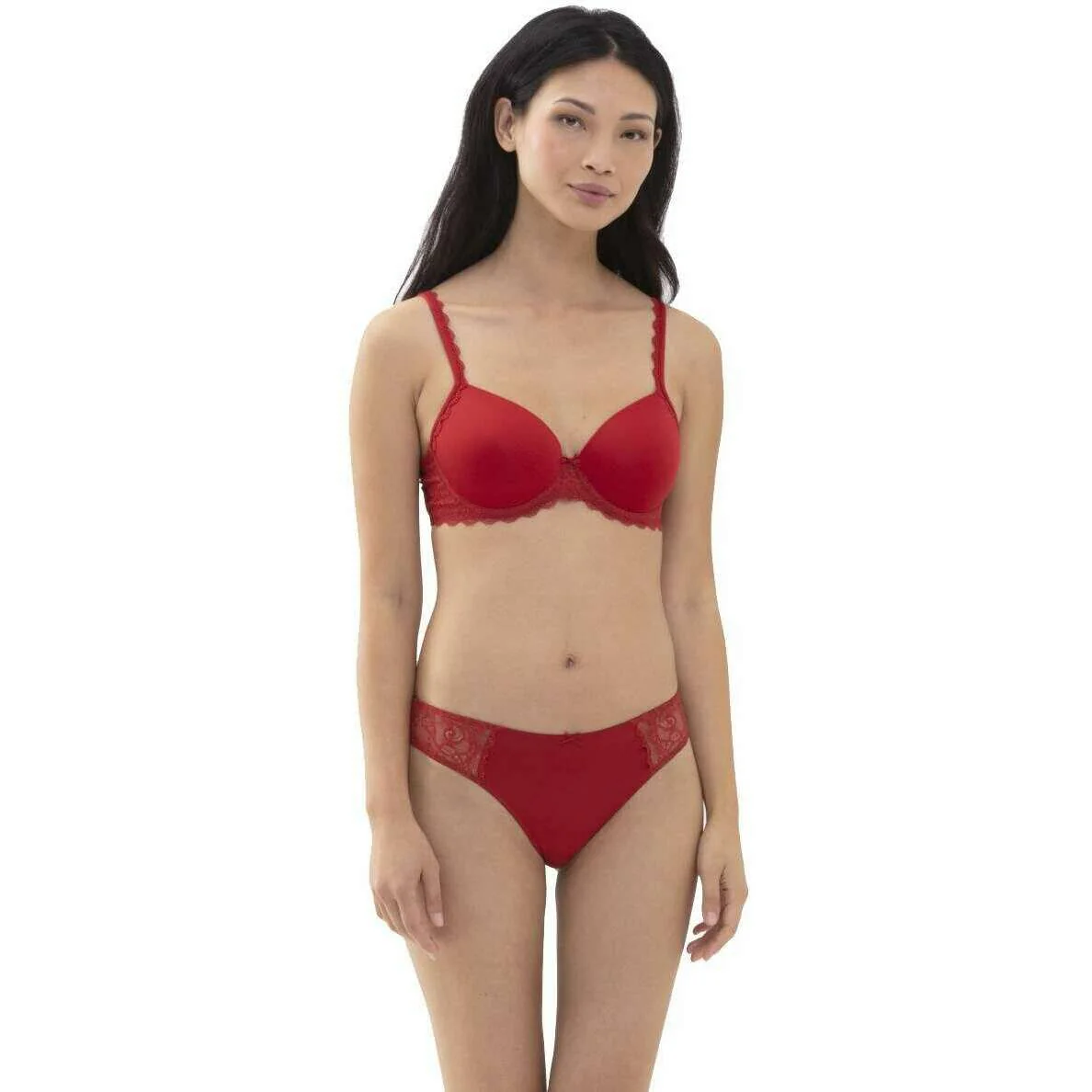 Mey Amorous Bi-Stretch Full Cup Bra - Rubin Red - Image 6