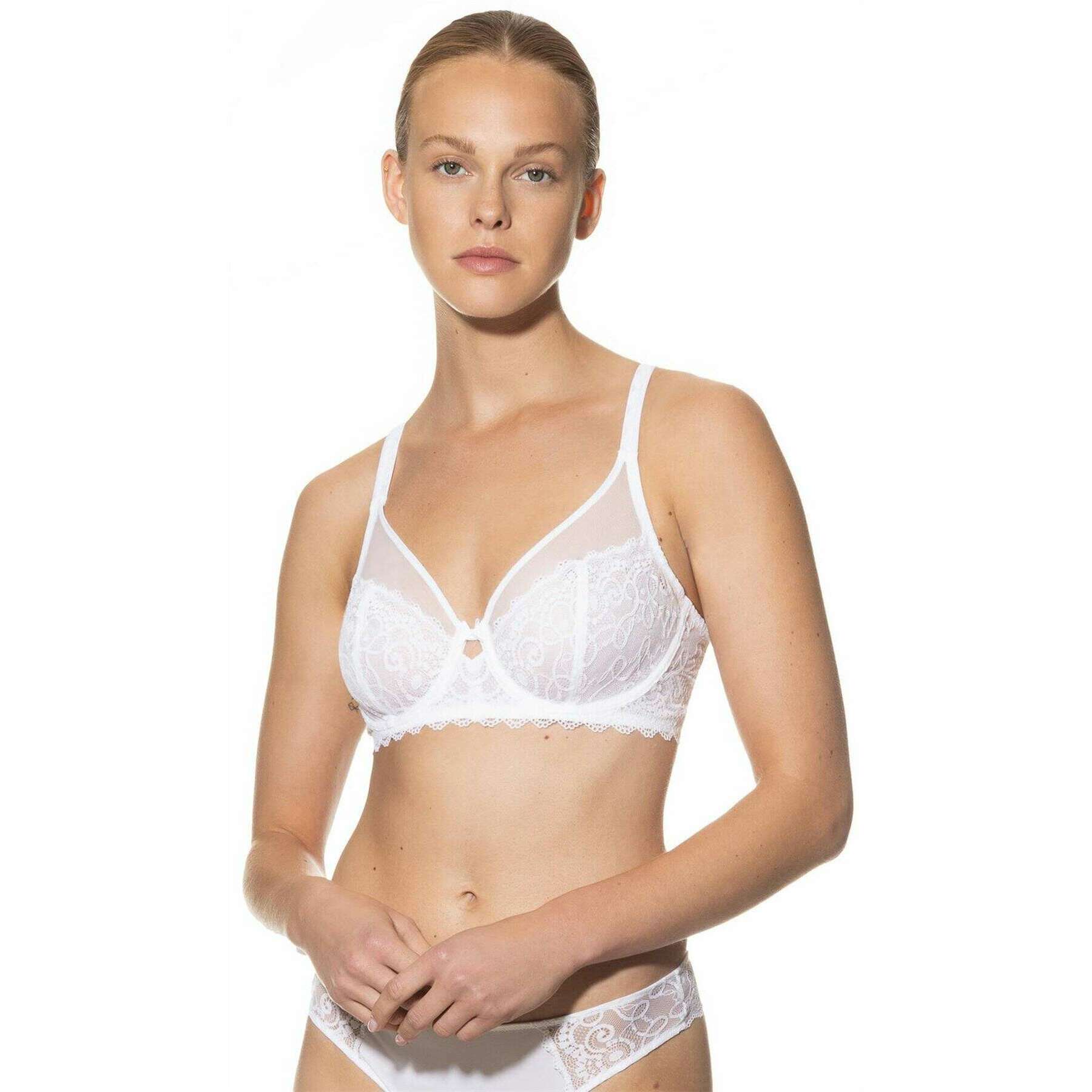 Mey Amorous High Apex Wired Bra - White - Image 2
