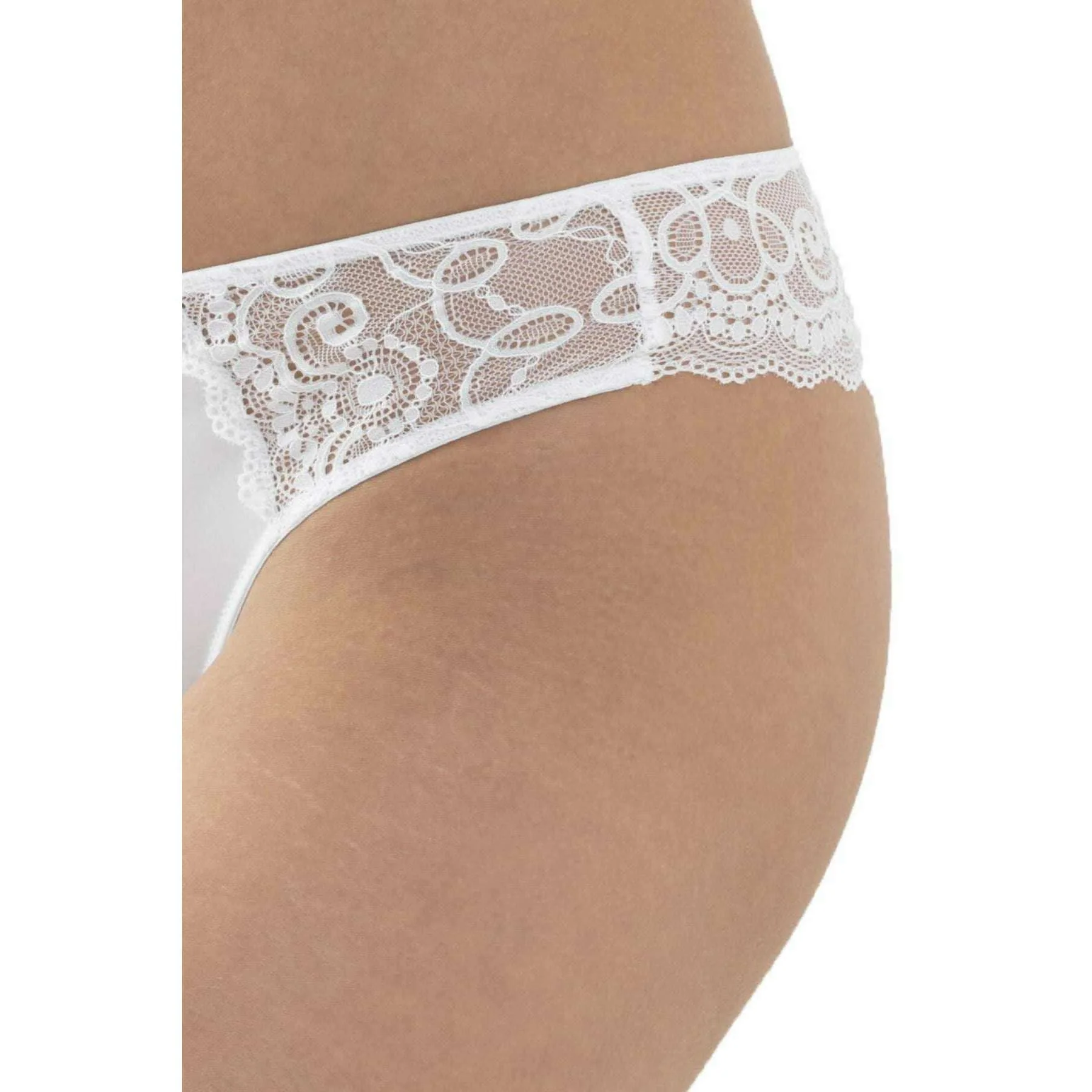 Mey Amorous String Thong - White - Image 5