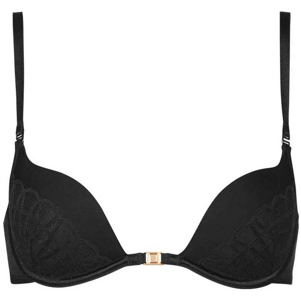 Mey Captivating Bi-Stretch Multiway Deep Plunge Bra - Black