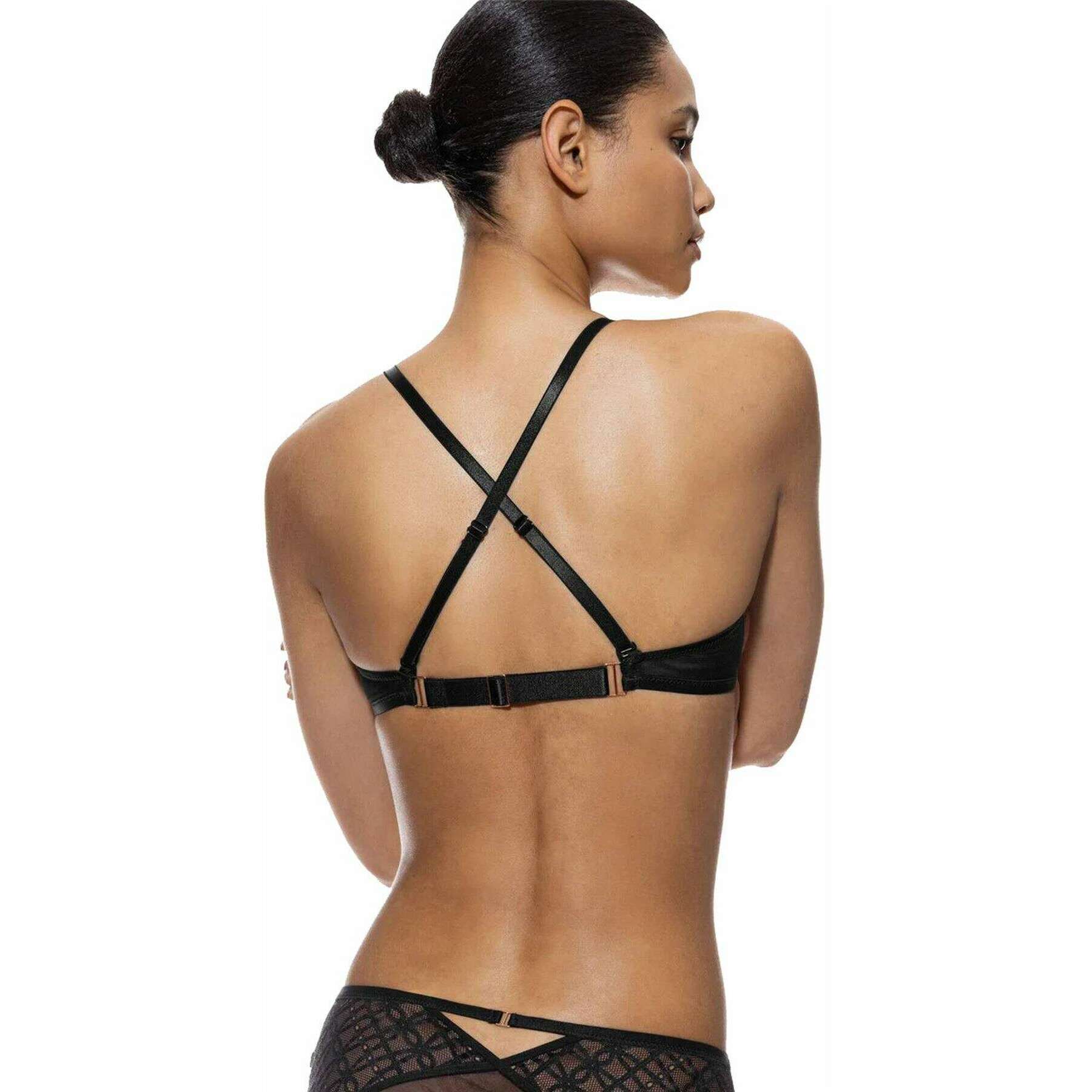 Mey Captivating Bi-Stretch Multiway Deep Plunge Bra - Black - Image 4