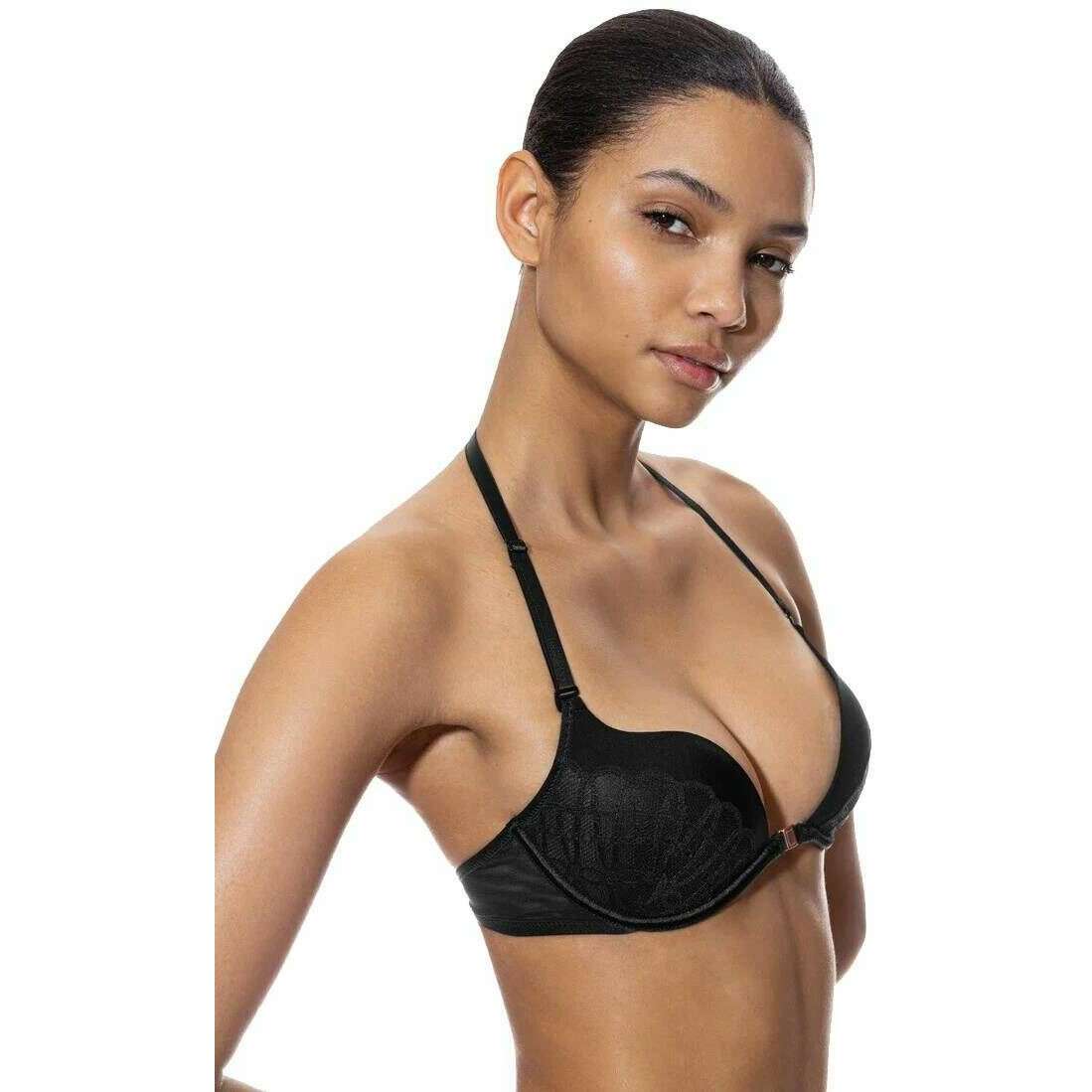 Mey Captivating Bi-Stretch Multiway Deep Plunge Bra - Black - Image 6