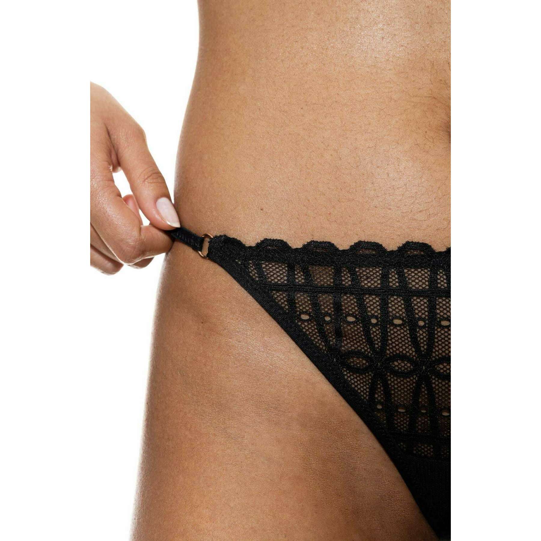 Mey Captivating Thong - Black - Image 4