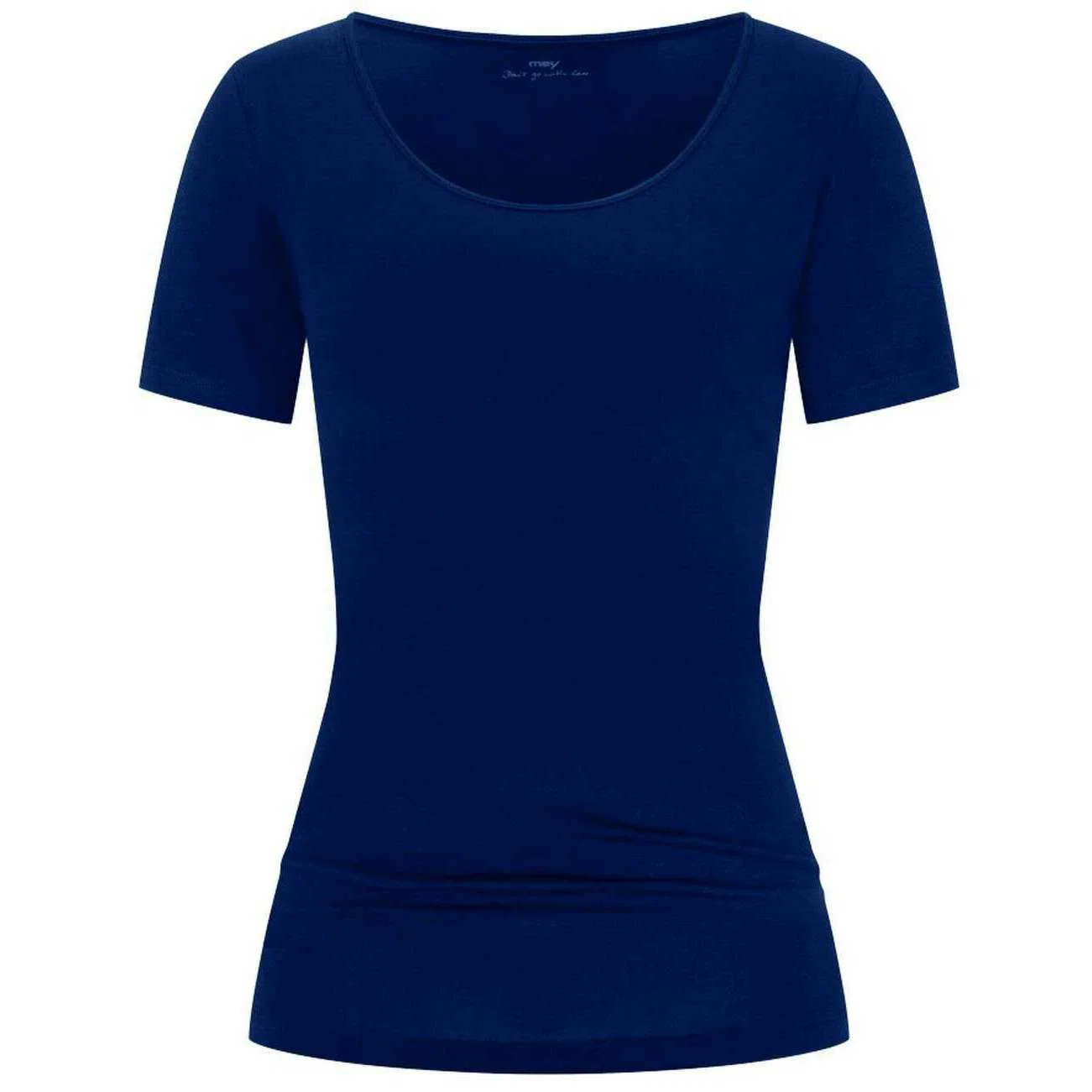 Mey Cotton Pure Half-Sleeved Top - Night Blue