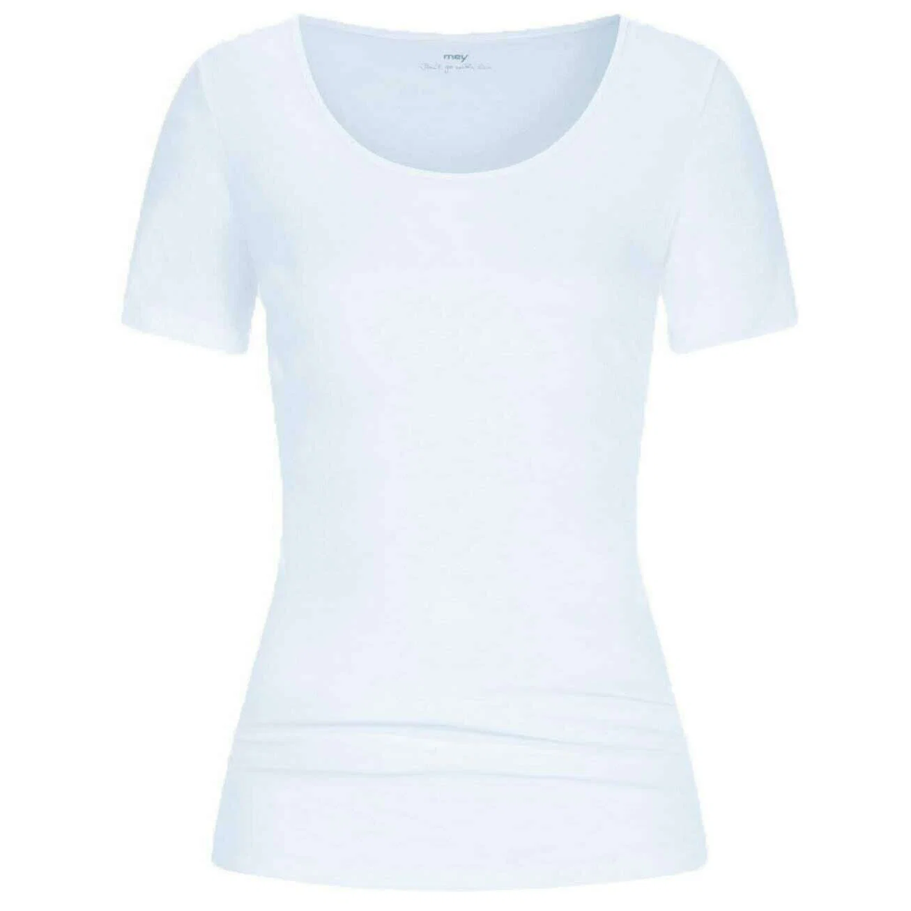 Mey Cotton Pure Half-Sleeved Top - White