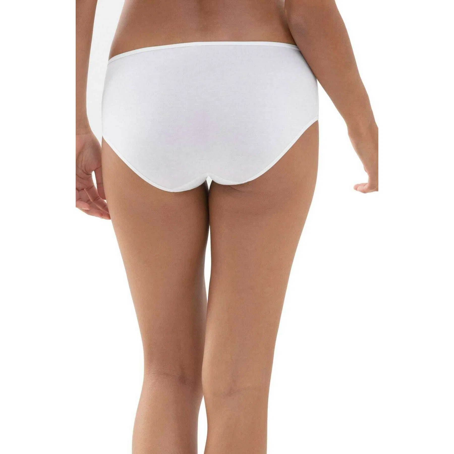 Mey Cotton Pure Hipster Briefs - White - Image 3