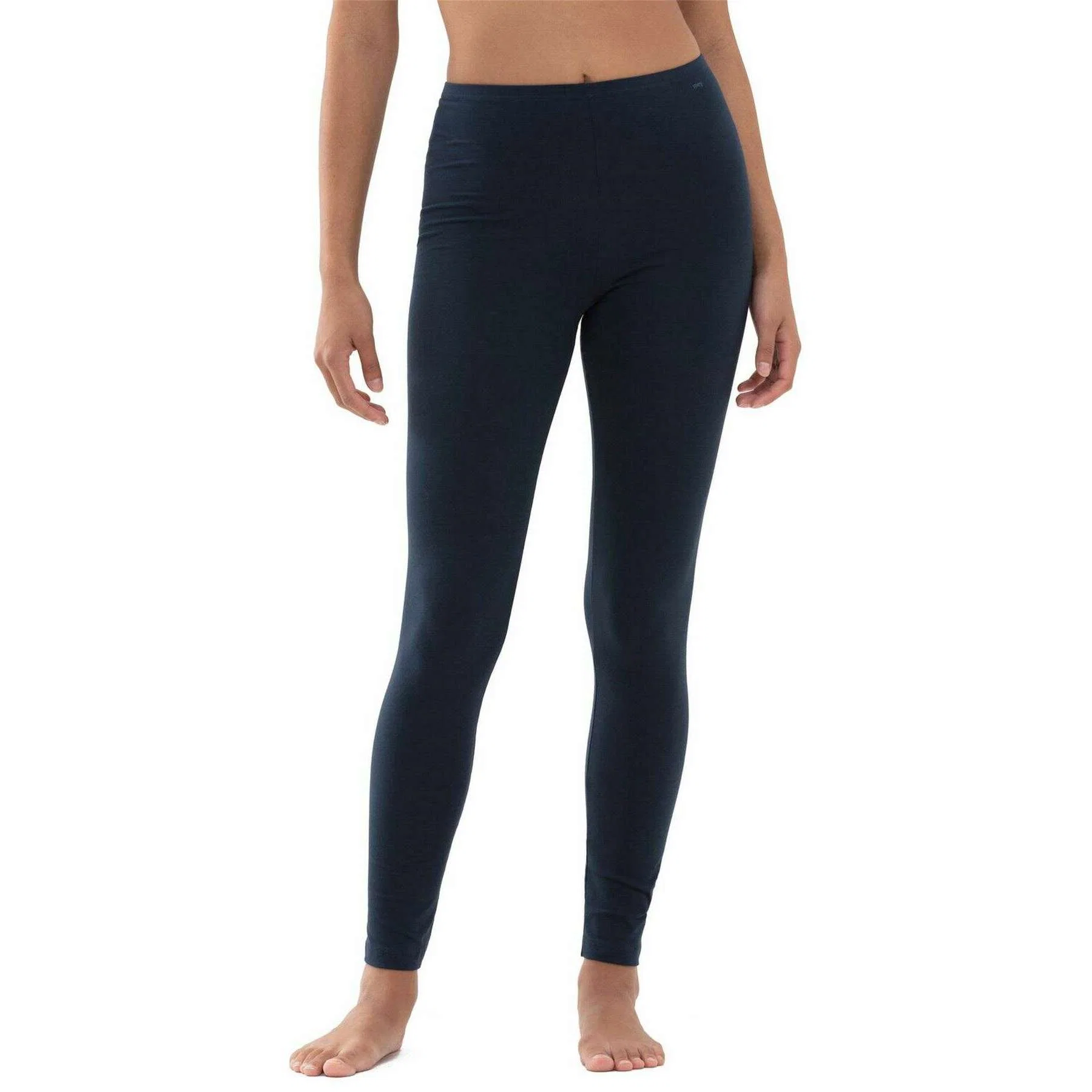 Mey Cotton Pure Leggings - Night Blue - Image 2
