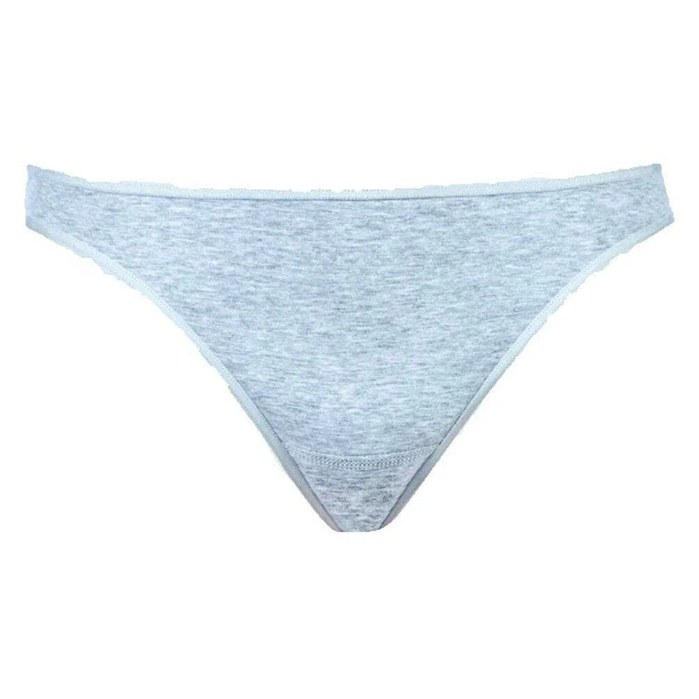 Mey Cotton Pure Mini Briefs - Light Grey Melange