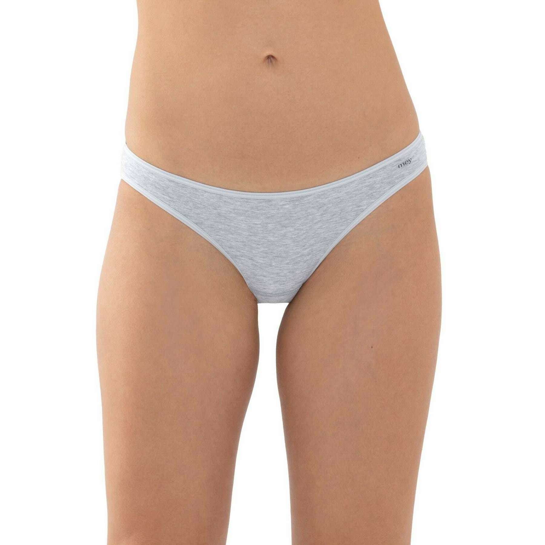 Mey Cotton Pure Mini Briefs - Light Grey Melange - Image 2