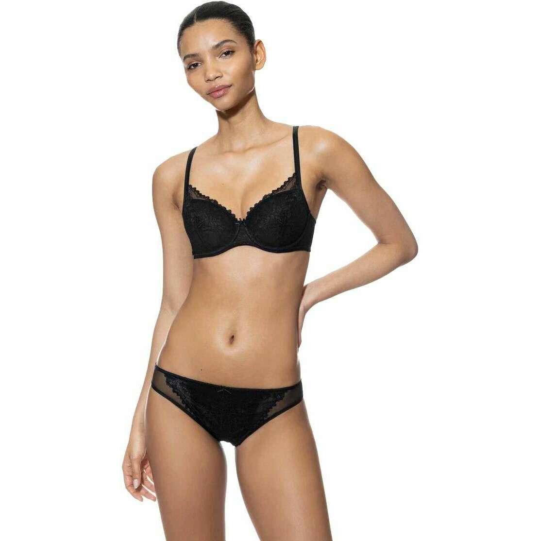 Mey Fabulous Half Cup Spacer Bra - Black - Image 2