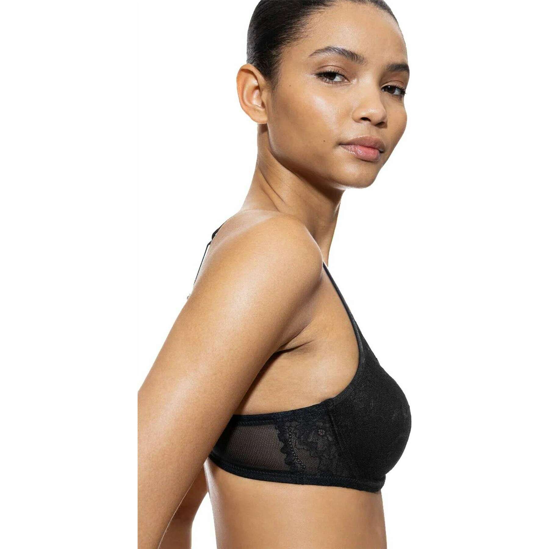 Mey Fabulous Half Cup Spacer Bra - Black - Image 4