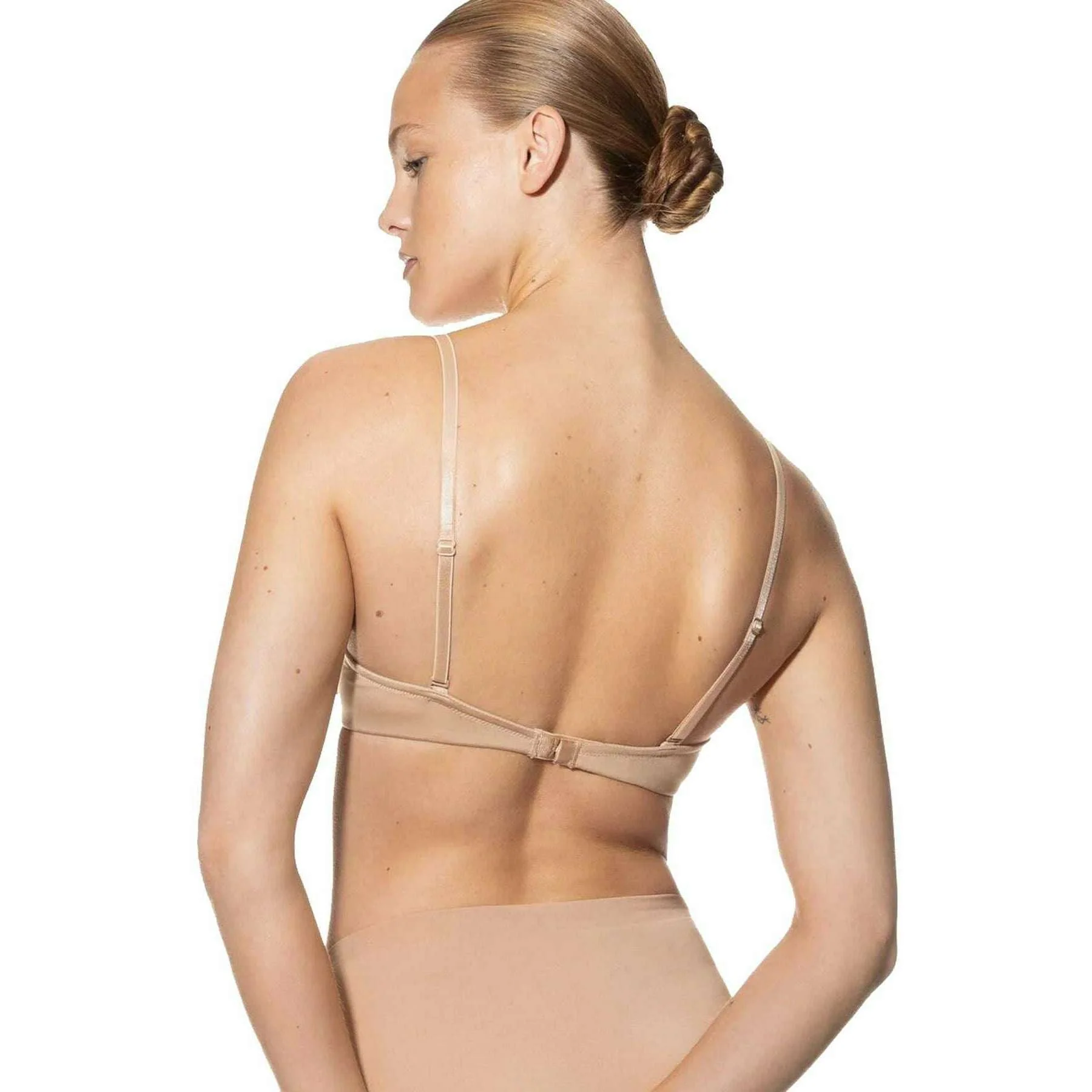 Mey Joan Bi Stretch Deep Plunge Multiway Bra - Cream Tan - Image 3