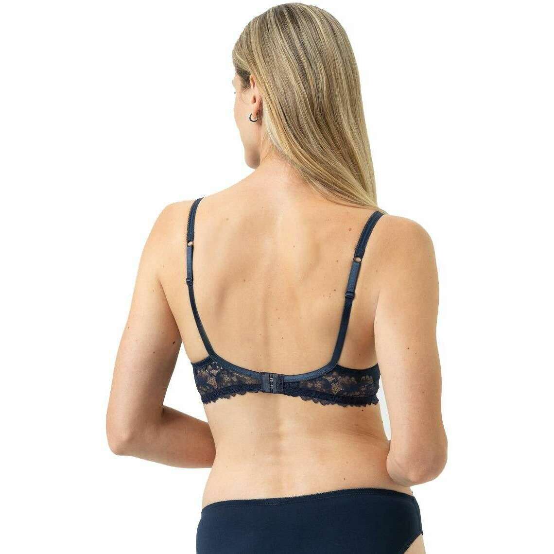 Mey Luxurious Bi-Stretch Full Cup Bra - Night Blue - Image 3