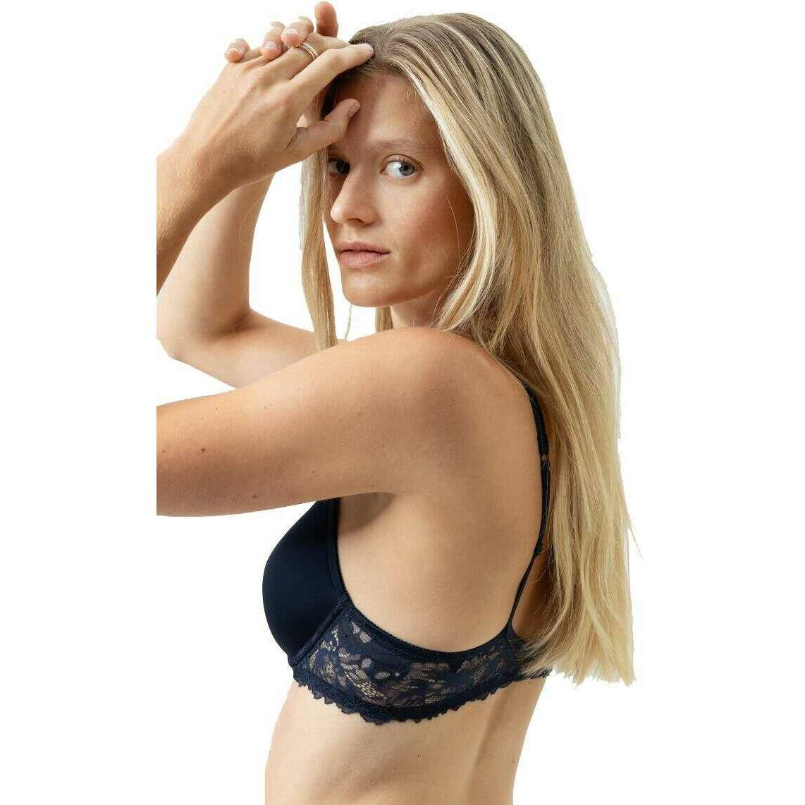 Mey Luxurious Bi-Stretch Full Cup Bra - Night Blue - Image 5